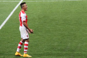 Alexis Sanchez is top scorer for Arsenal with 16 goals.